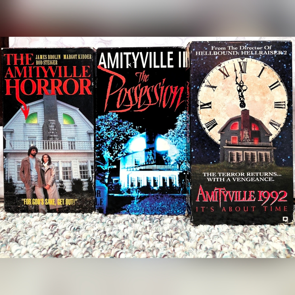 Amityville Horror VHS Collection Lot
